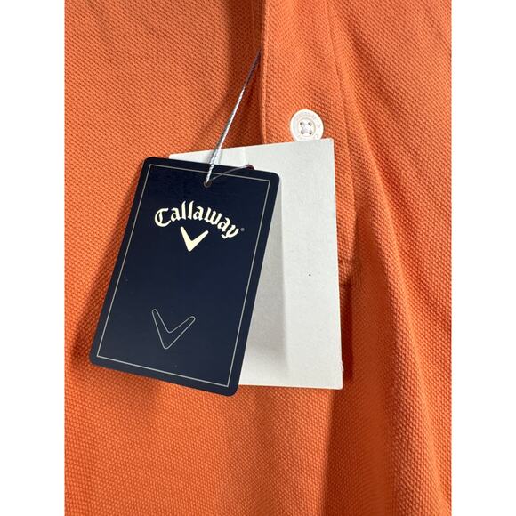 Callaway Men's Orange GM Chevy Embroidered Emblem Polo Shirt Size XL‎ NWT - Picture 4 of 6
